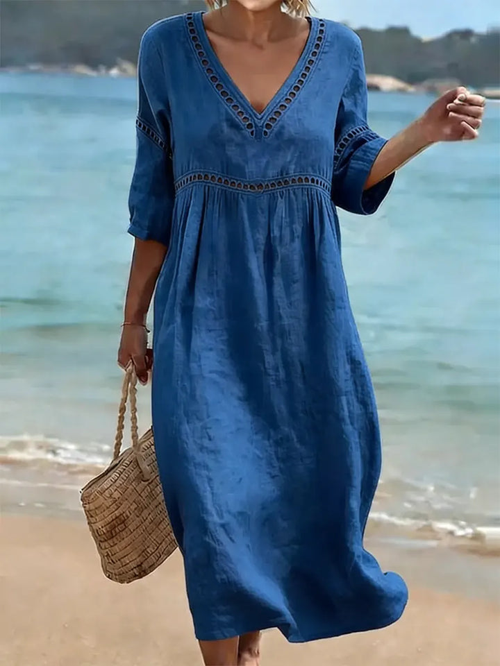 Blossom – Embroidered Maxi Dress