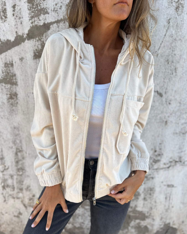 Ella – Corduroy Zip Jacket