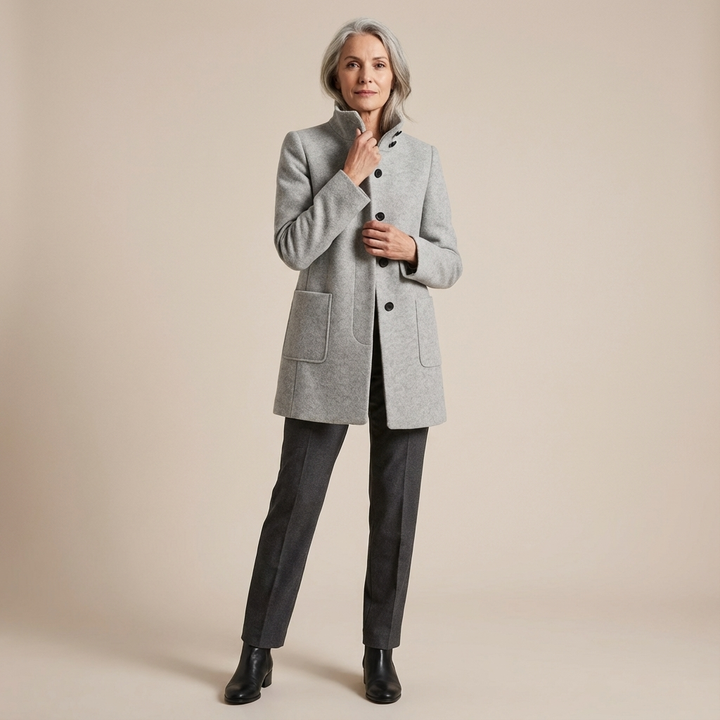 Aria – Stand Collar Relaxed Jacket