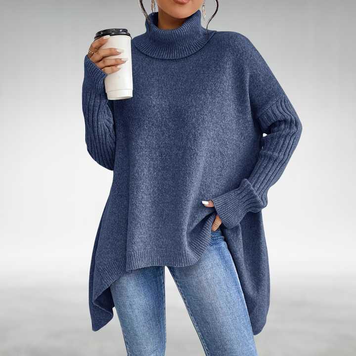Valentina – High-Neck Pullover Top