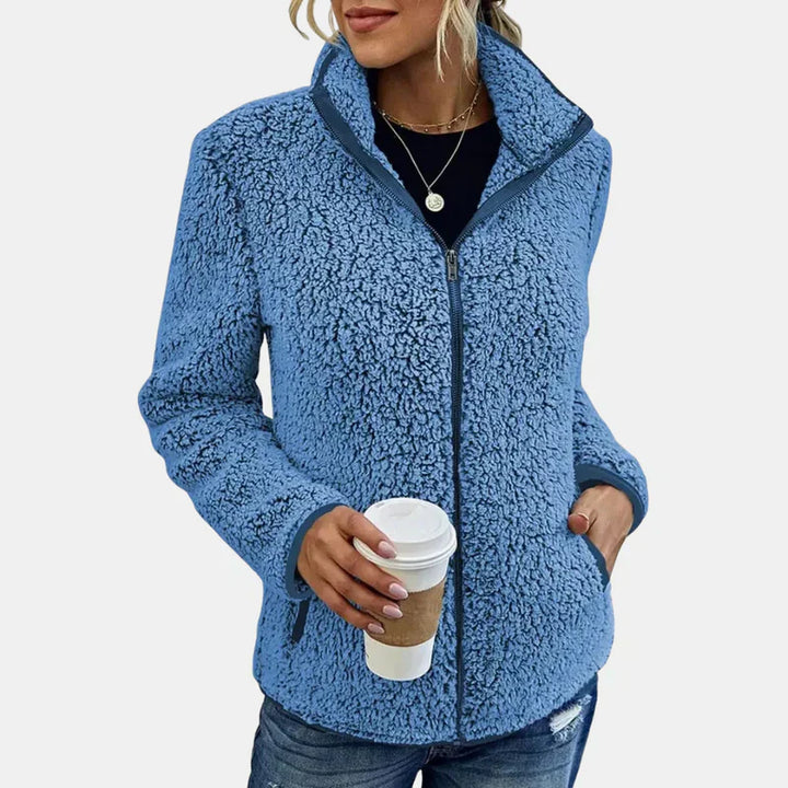 Xara – Cotton-Wool Zip Cardigan