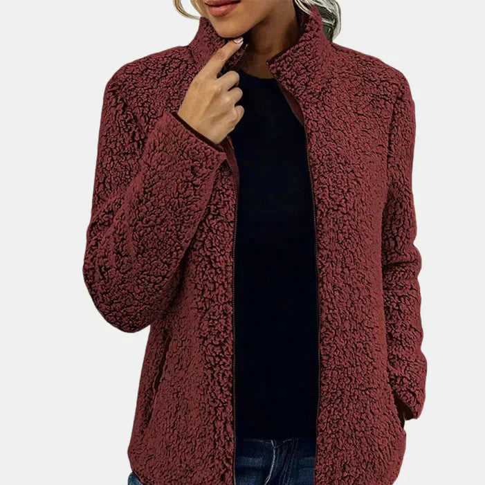 Xara – Cotton-Wool Zip Cardigan