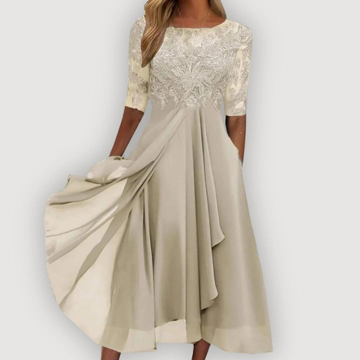 Isla – Chiffon Midi Dress