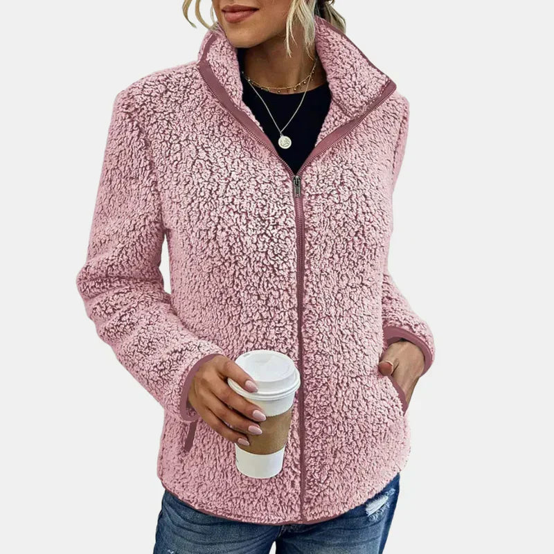 Xara – Cotton-Wool Zip Cardigan