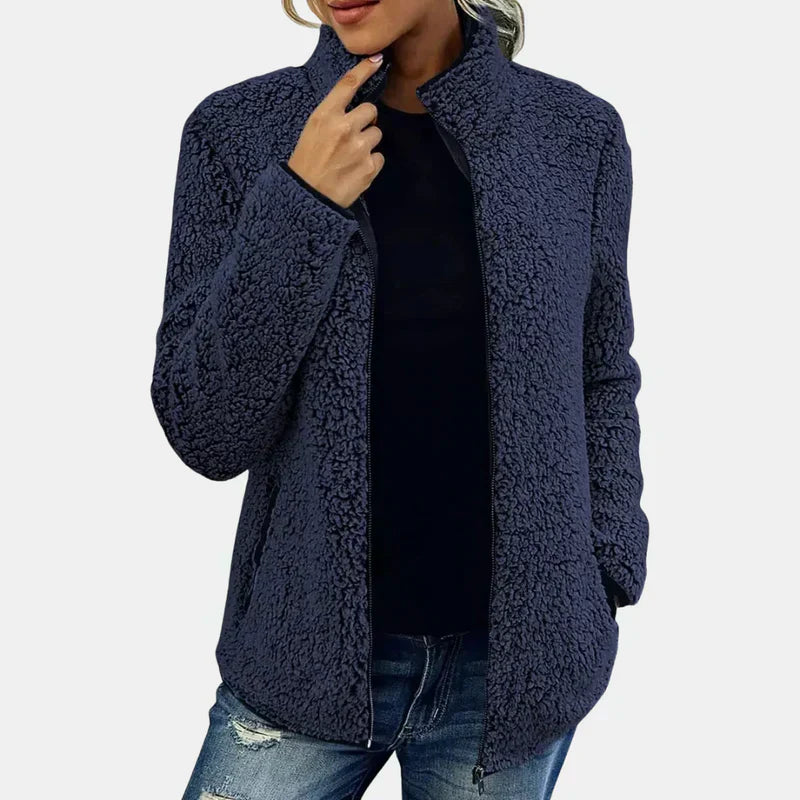 Xara – Cotton-Wool Zip Cardigan