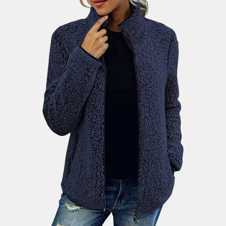 Xara – Cotton-Wool Zip Cardigan