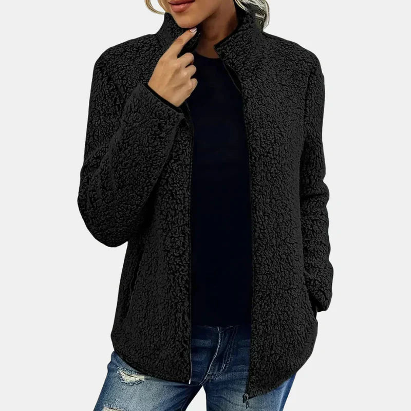 Xara – Cotton-Wool Zip Cardigan