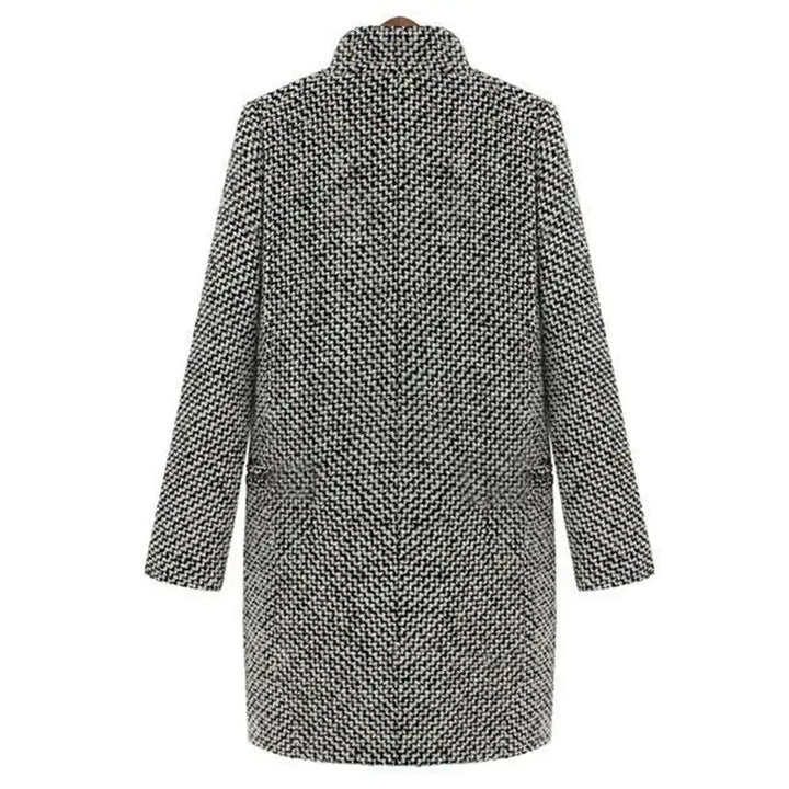 Elegant Houndstooth Coat