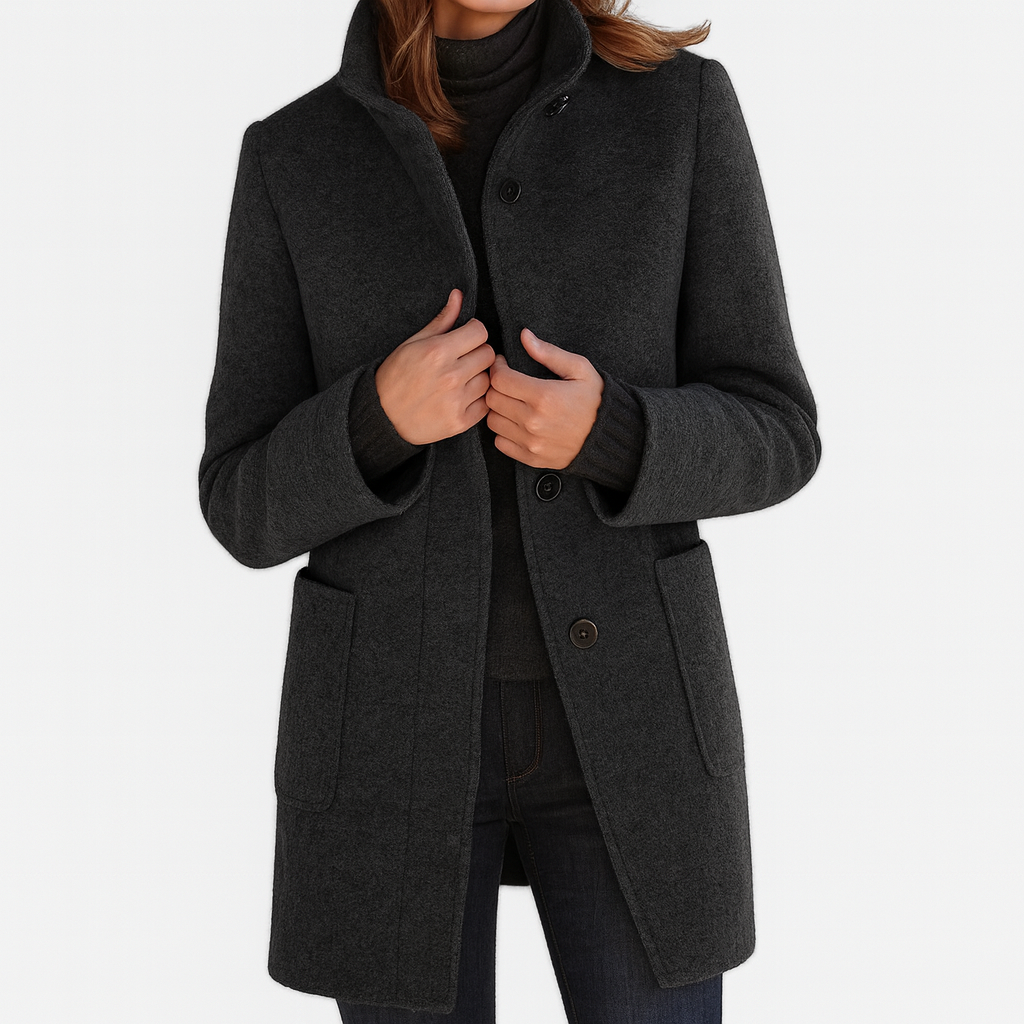 Aria – Stand Collar Relaxed Jacket