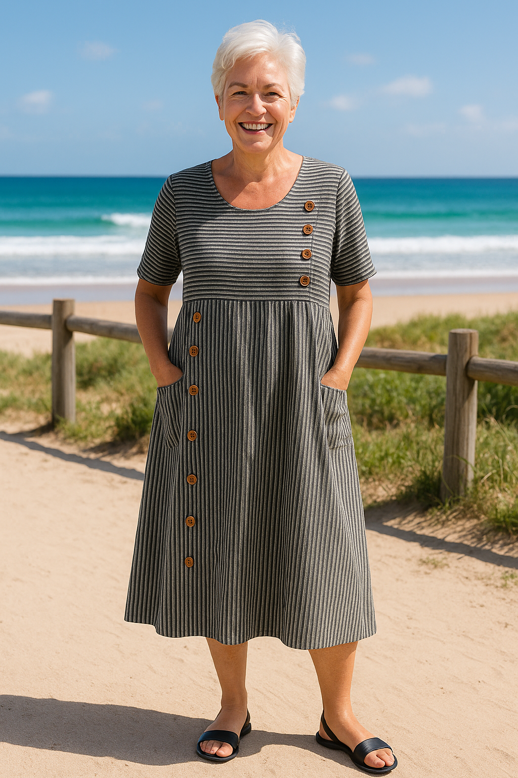 Relaxed Swing Maxi Dress