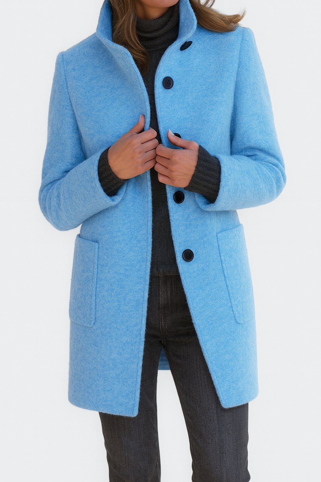 Aria – Stand Collar Relaxed Jacket