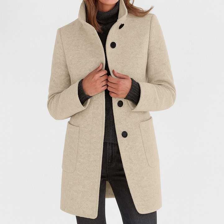 Aria – Stand Collar Relaxed Jacket