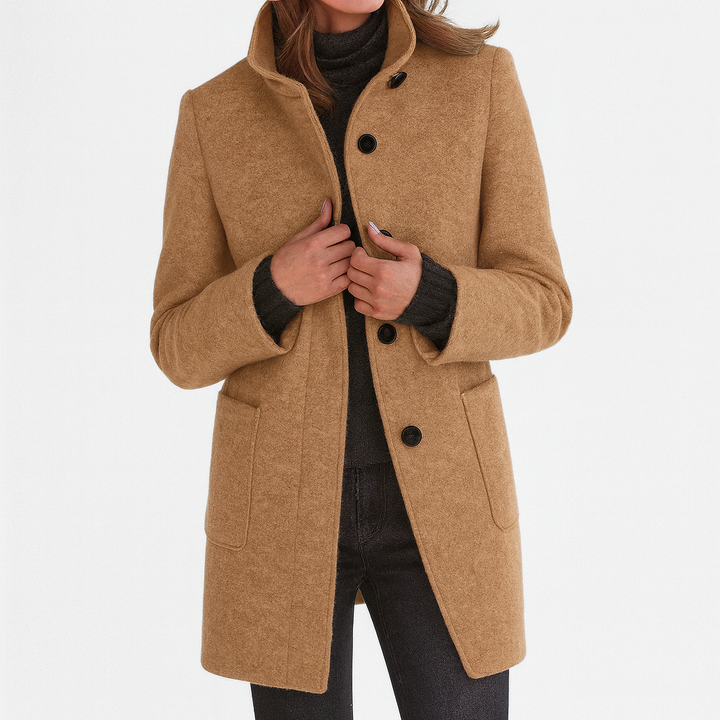 Aria – Stand Collar Relaxed Jacket