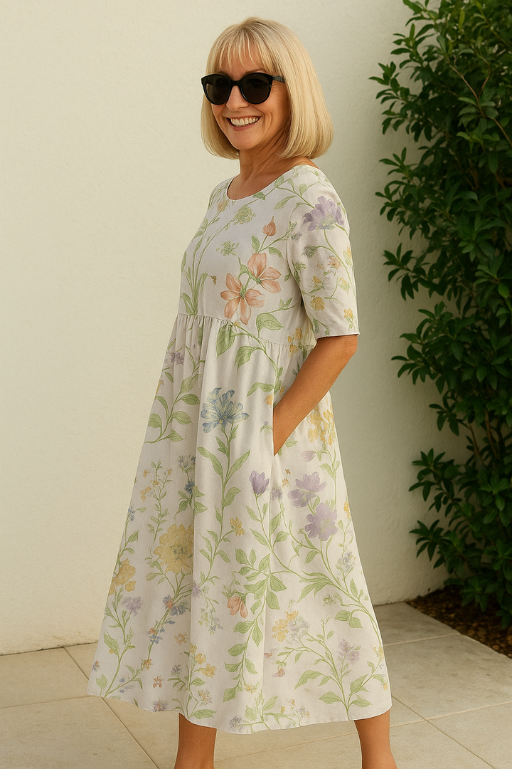 Eliza – Women's Relaxed Geometric Dress