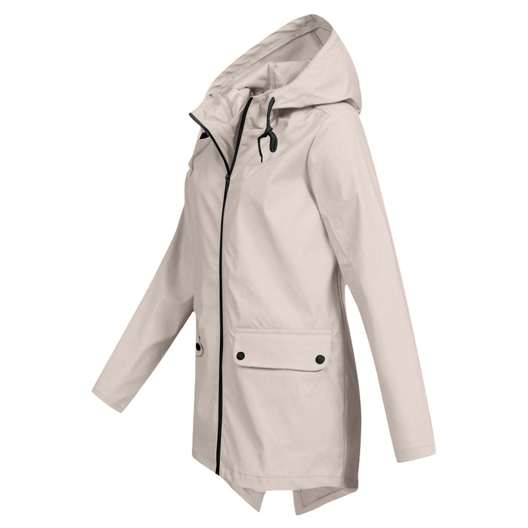 Francine – Women's Hooded Longline Raincoat