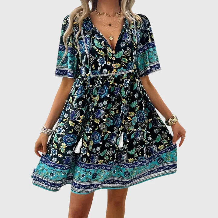 Solé V-neck Dress