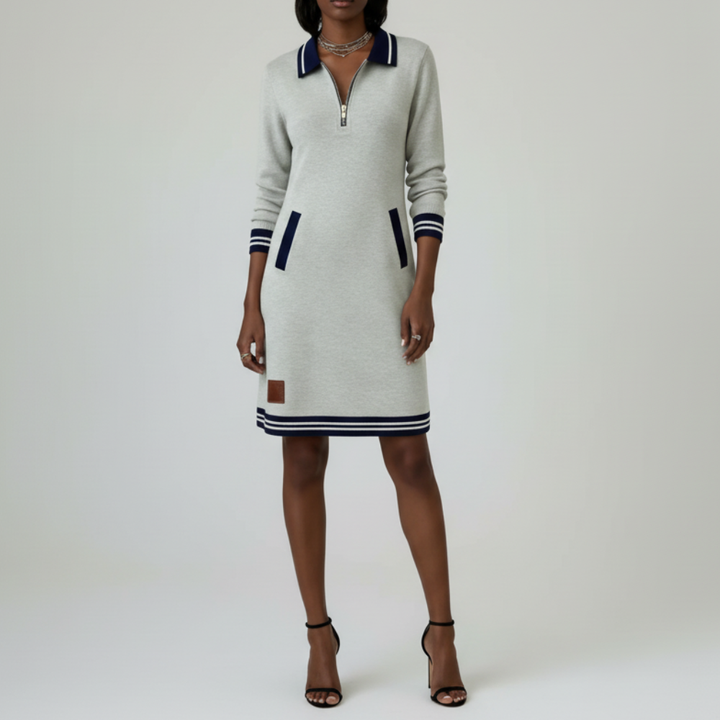 Celeste Zip Knit Dress