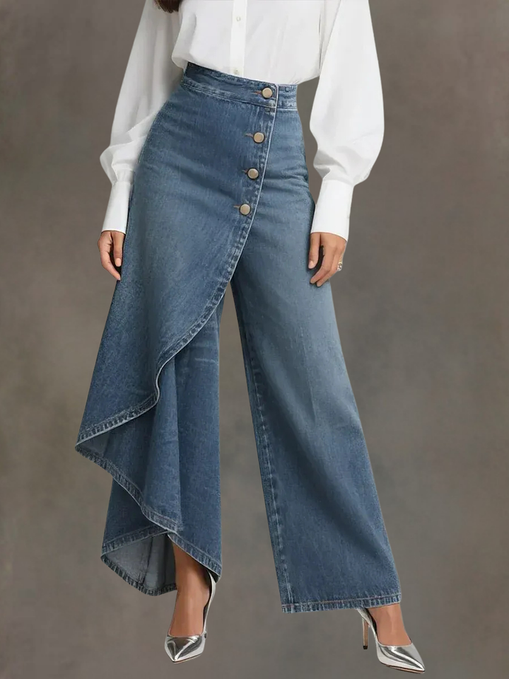 Zynera – Wide-Leg Woven Trousers