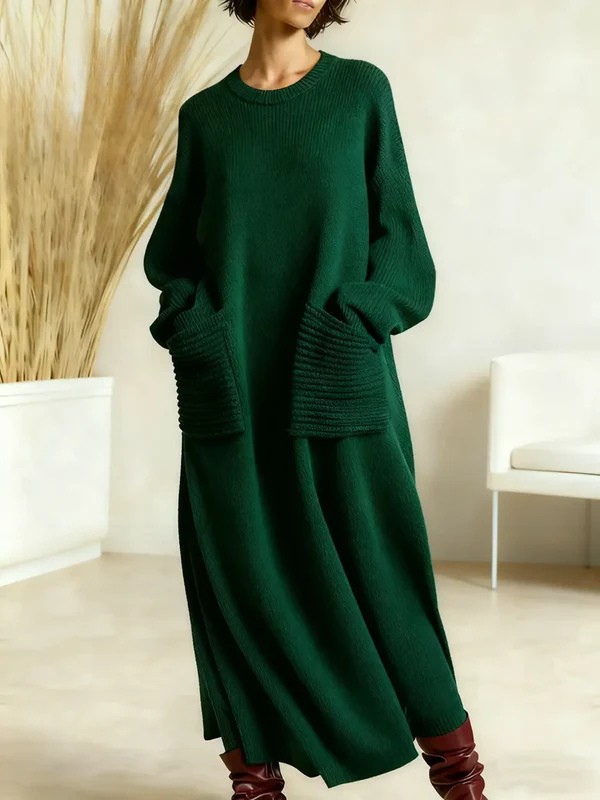 Isla – Flutter Sleeve Colour-Block Dress