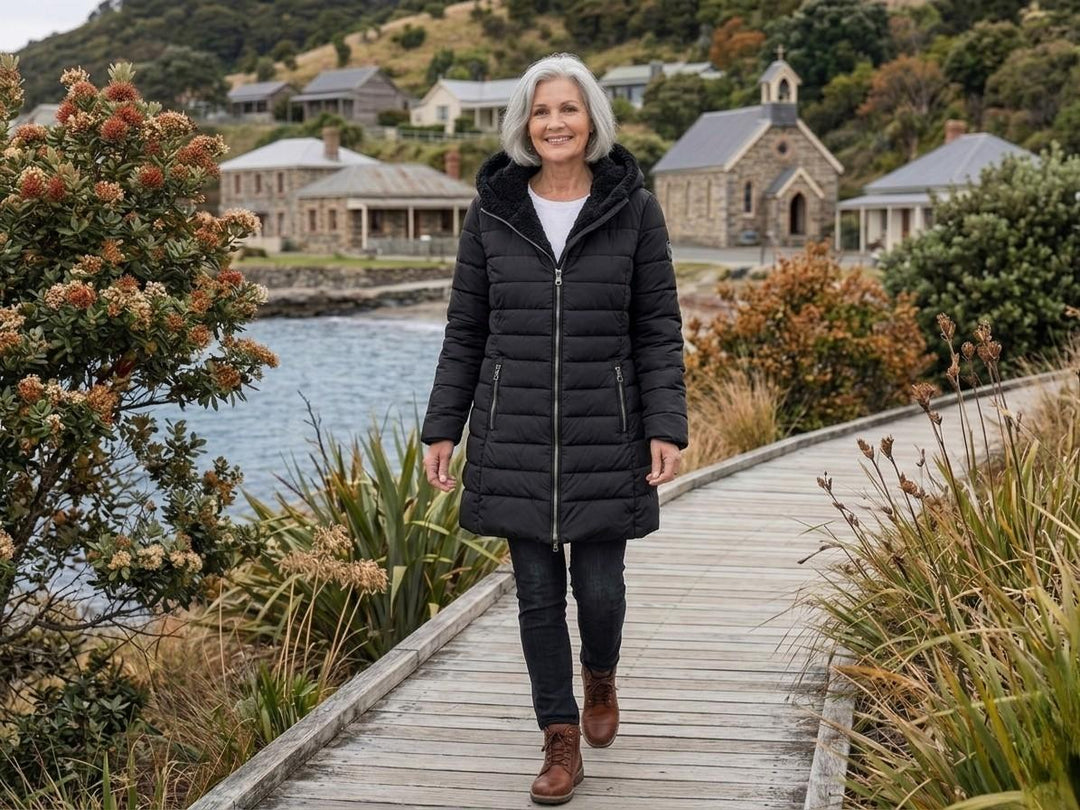 Nova – Hooded Check Puffer Jacket