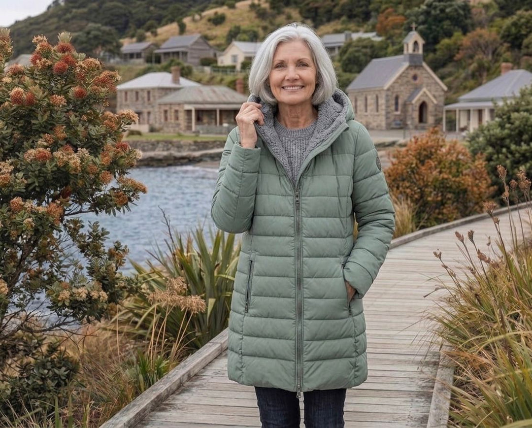 Nova – Hooded Check Puffer Jacket