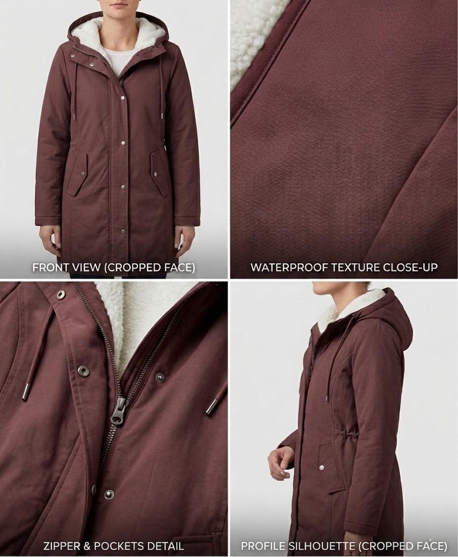 Cleo – Fleece-Lined Zip Hoodie