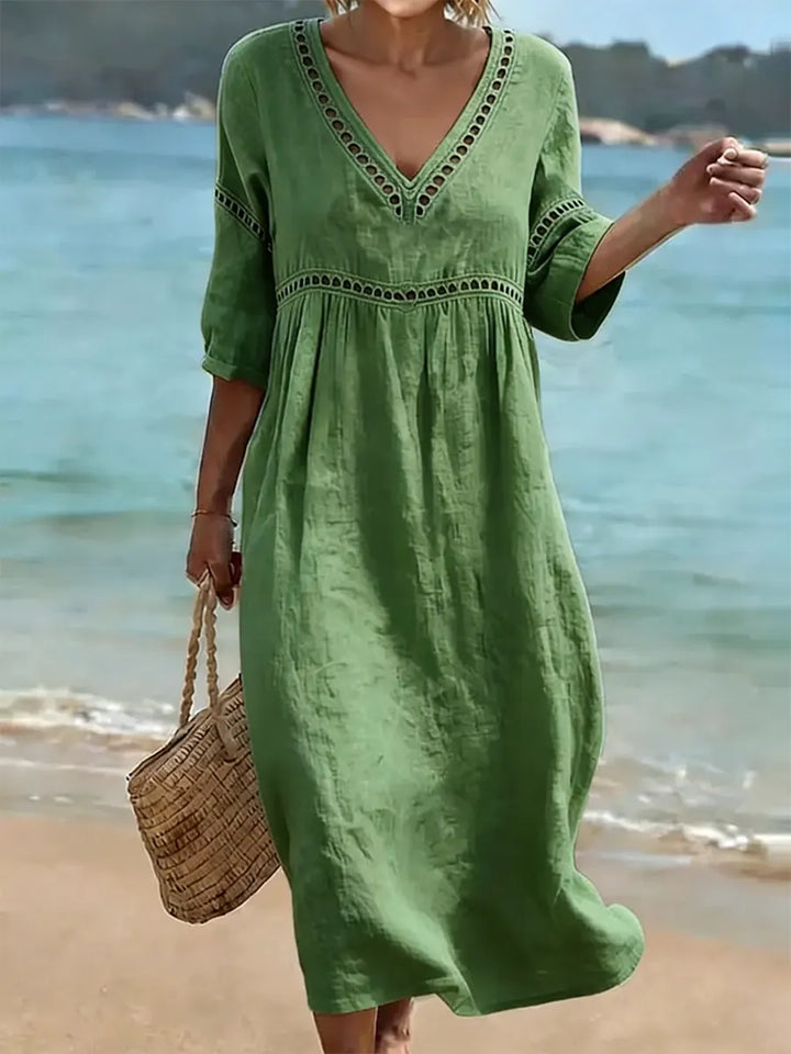Blossom – Embroidered Maxi Dress