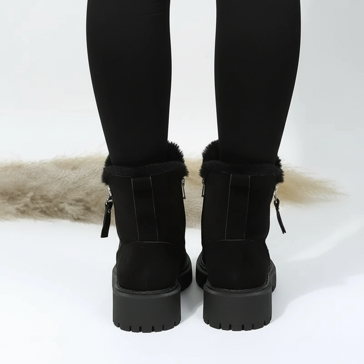 Freya Fur-Zip Boots