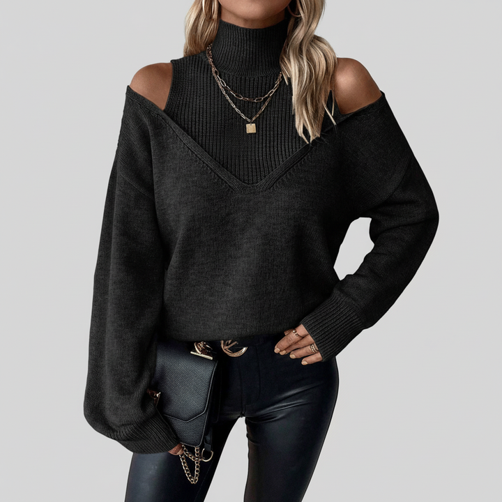 Élise Layered Knit Sweater