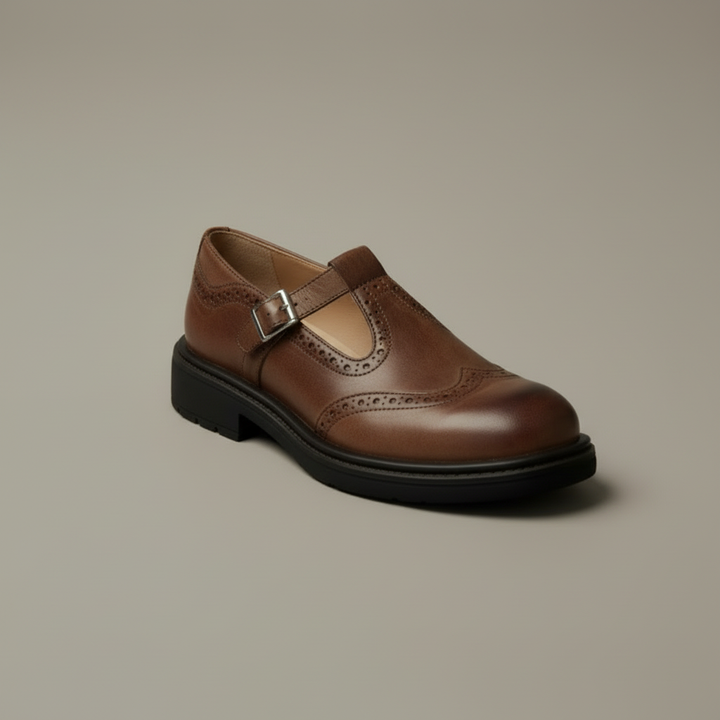 Celeste Brogue T-Bar Loafer