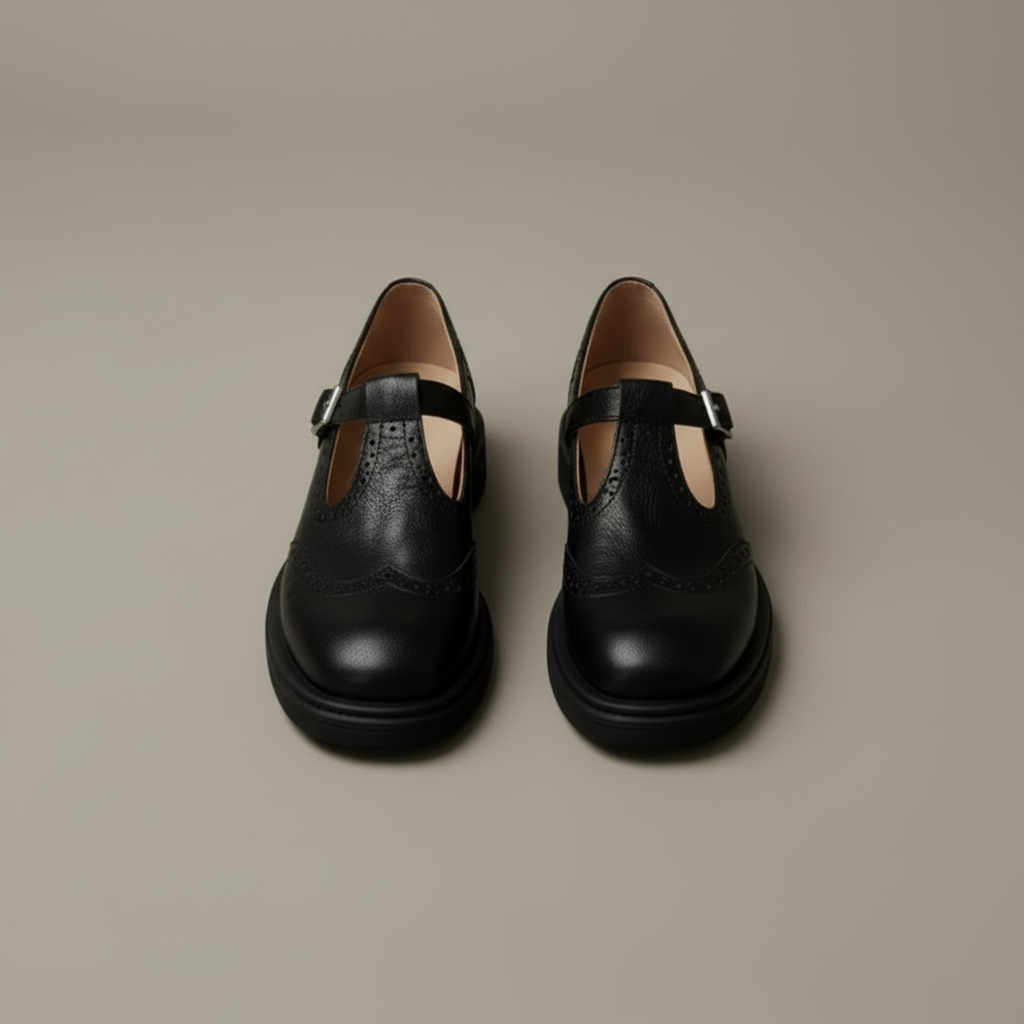 Celeste Brogue T-Bar Loafer