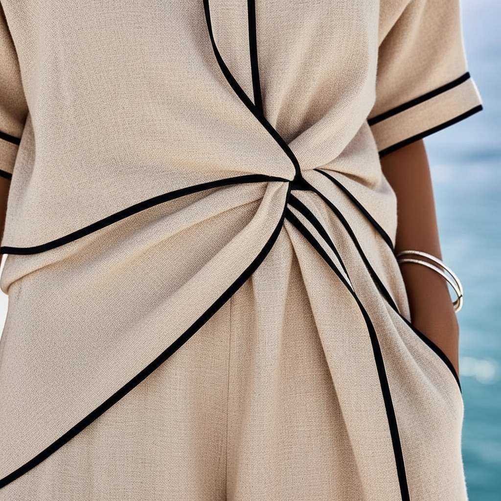 Close-up 1 – twist waist detail