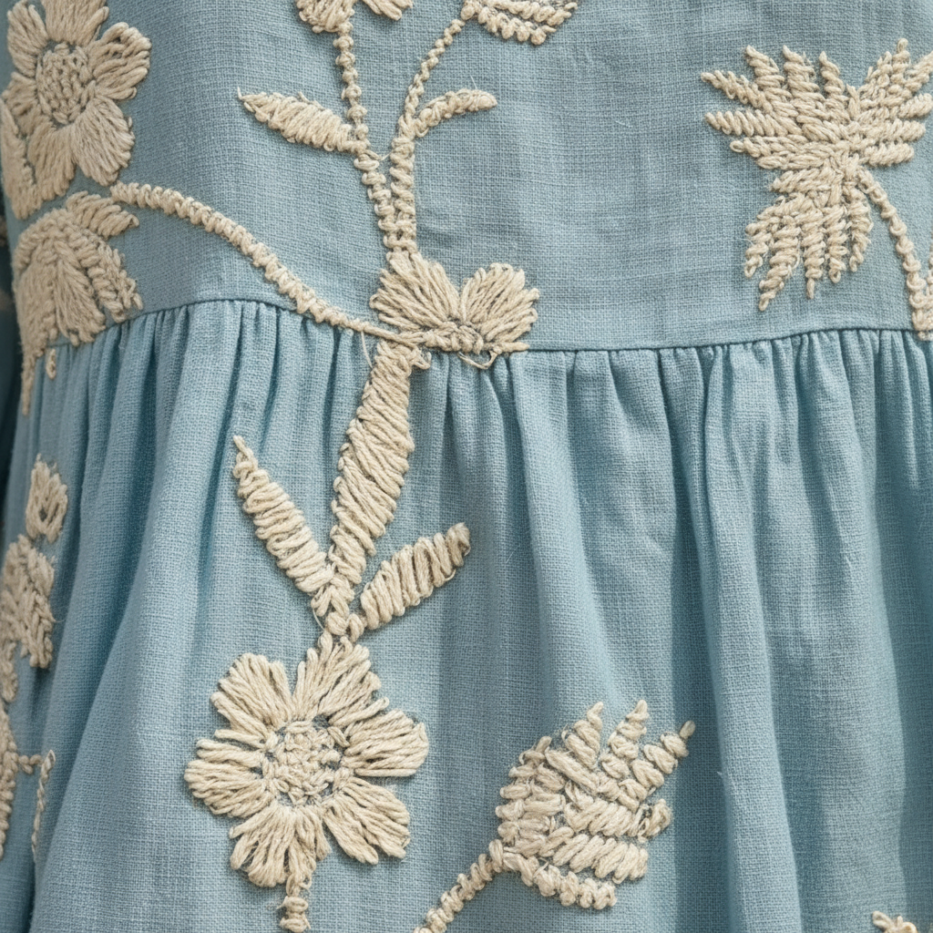 Close-up 2 – gathered waist detail