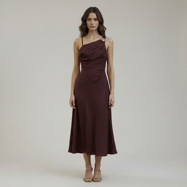 Bordeaux Strap Dress