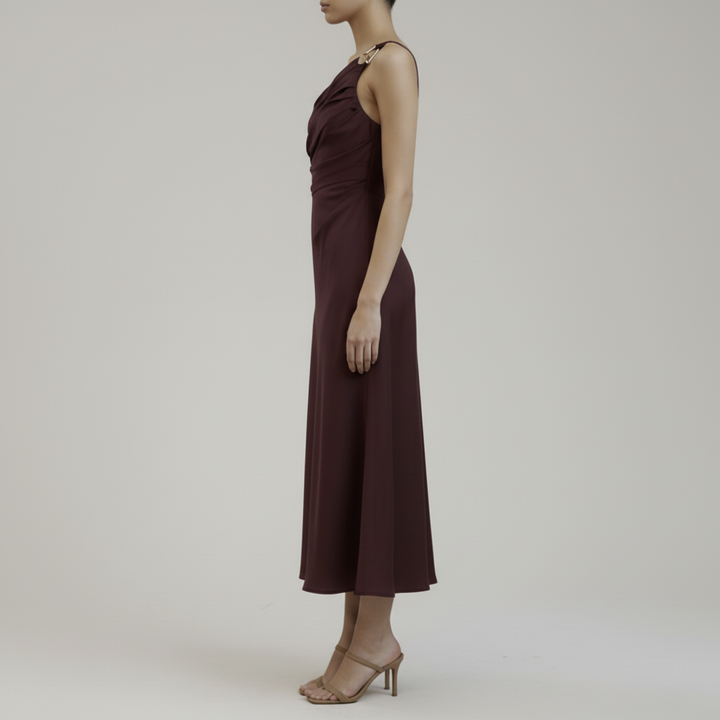 Bordeaux Strap Dress