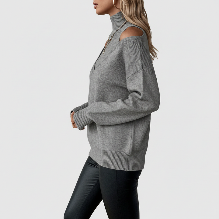 Élise Layered Knit Sweater