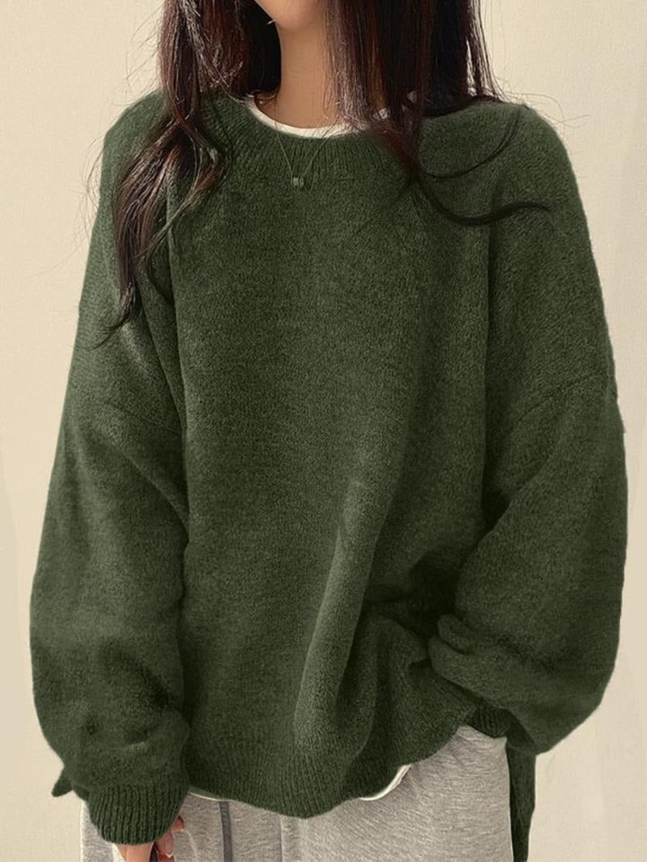 Luna – Lantern Sleeve Wool-Blend Sweater