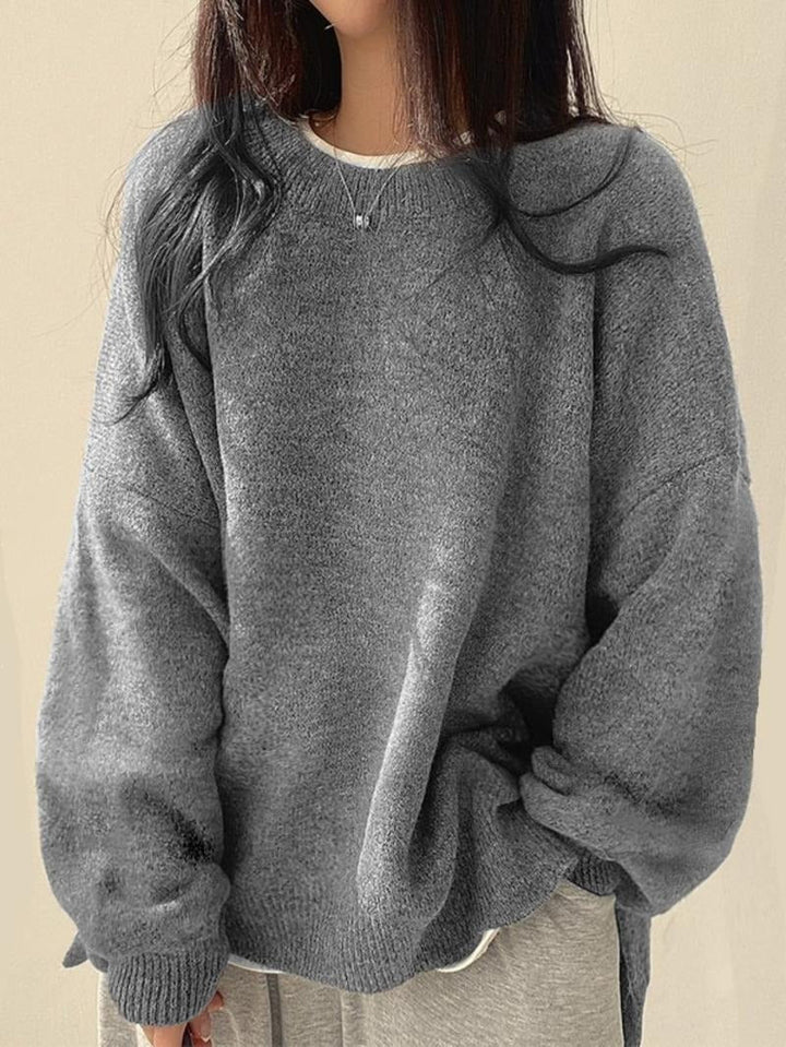 Luna – Lantern Sleeve Wool-Blend Sweater