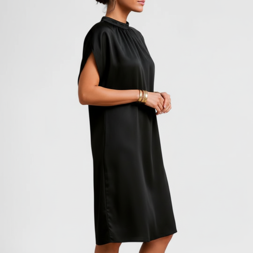 Noire Short Sleeve Dress