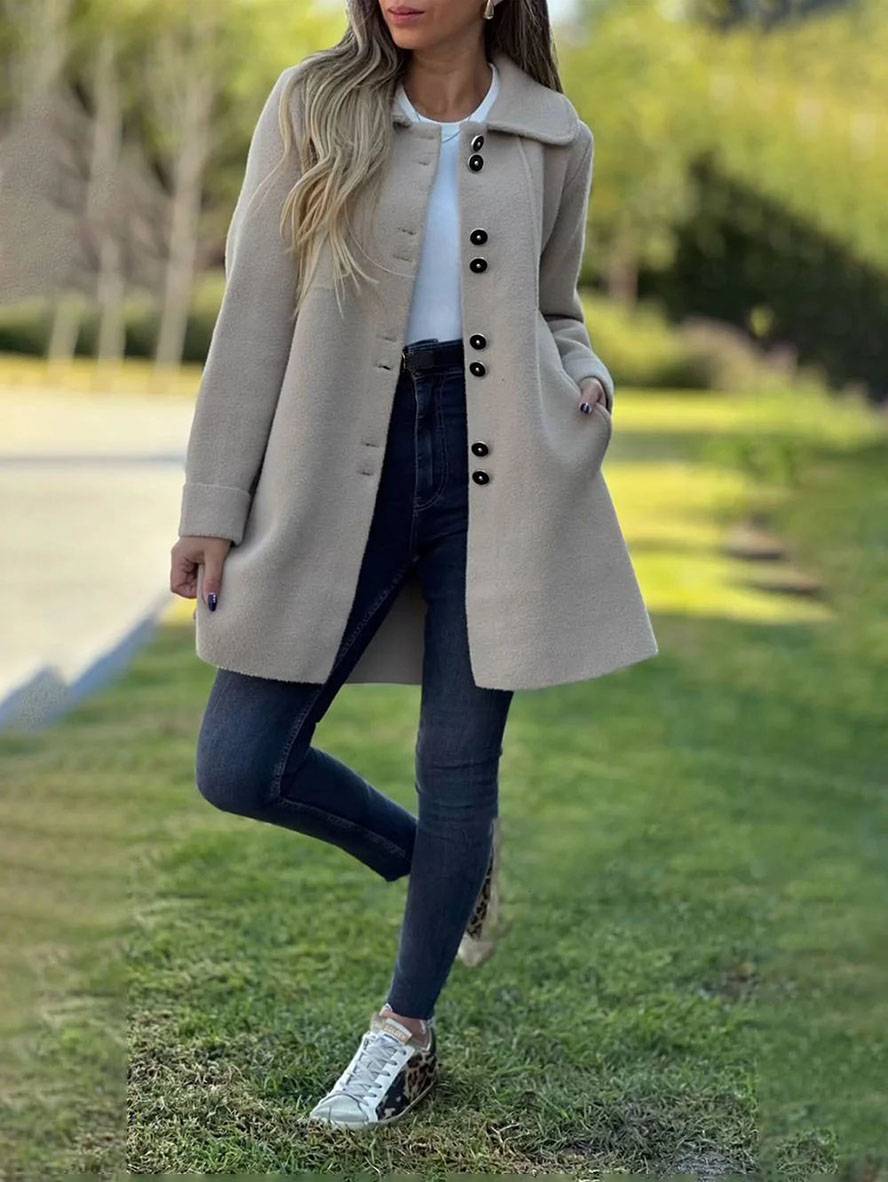 Louise – Women's Elegant Longline Coat
