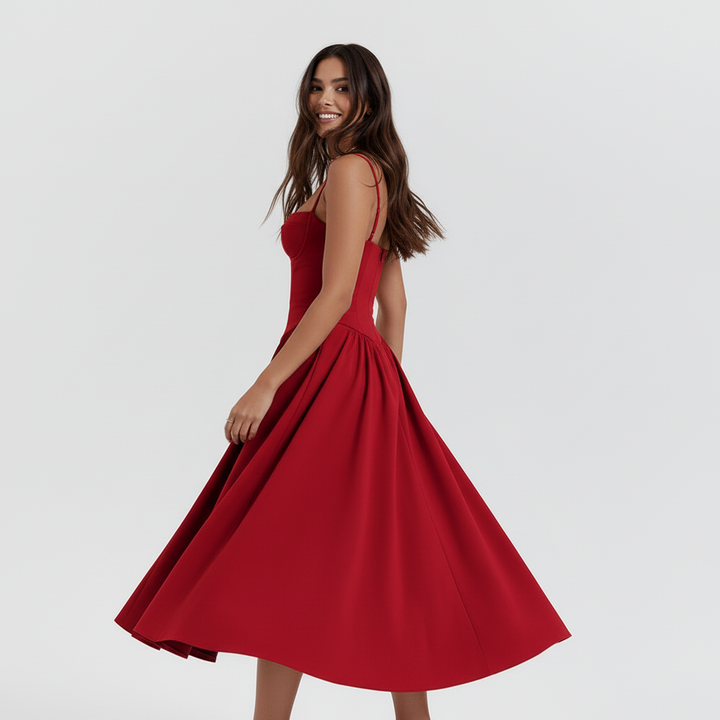 Aria Bustier Midi Dress