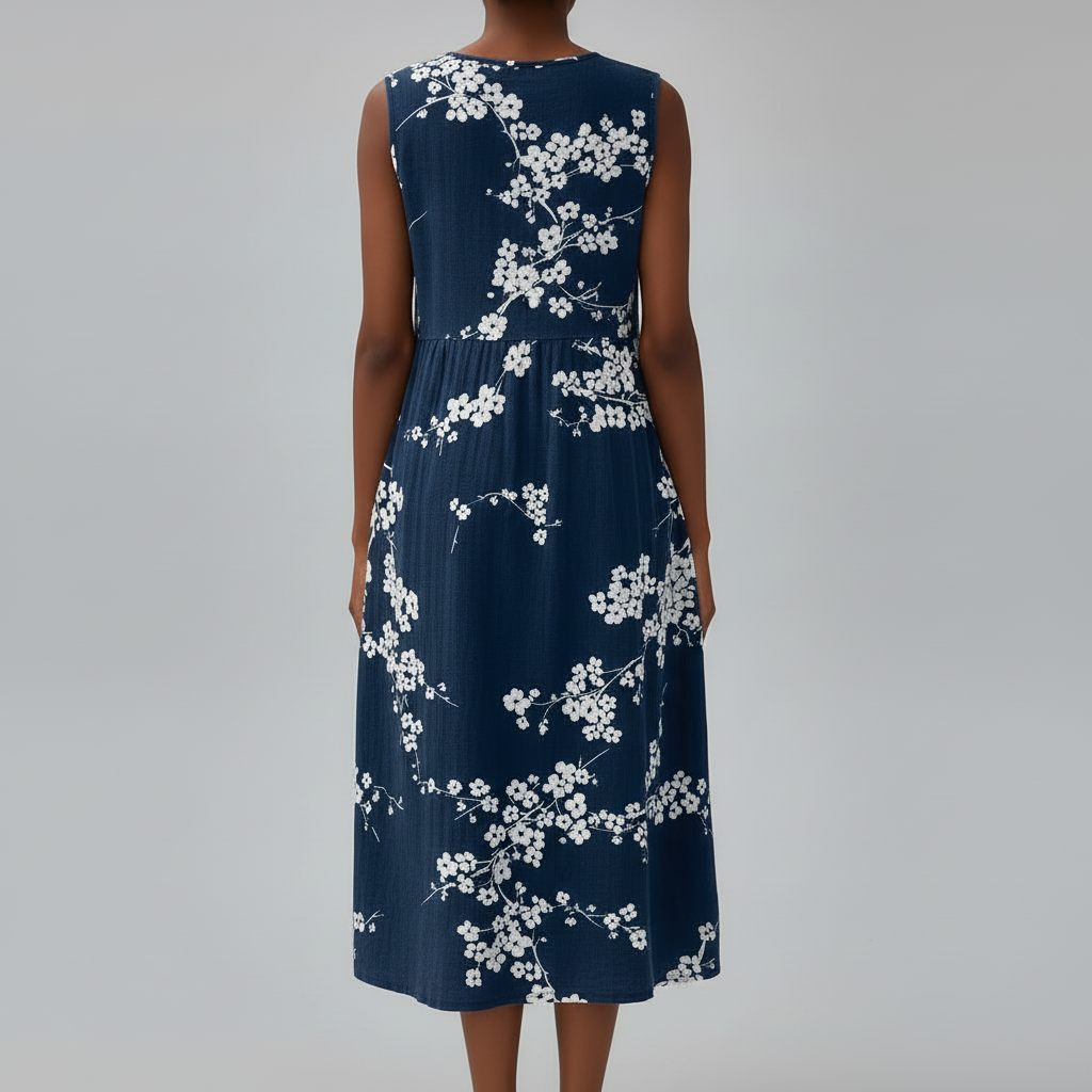 Mila Floral Print Midi Dress