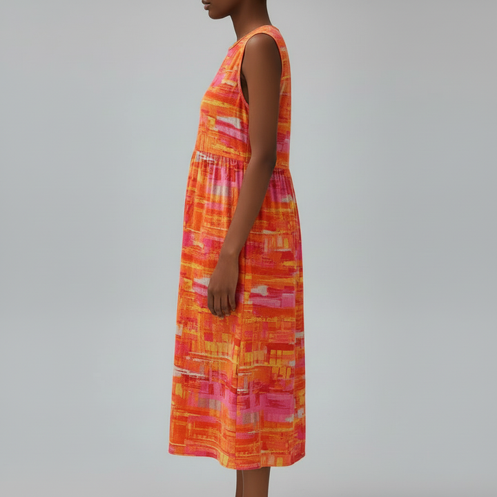 Mila Floral Print Midi Dress