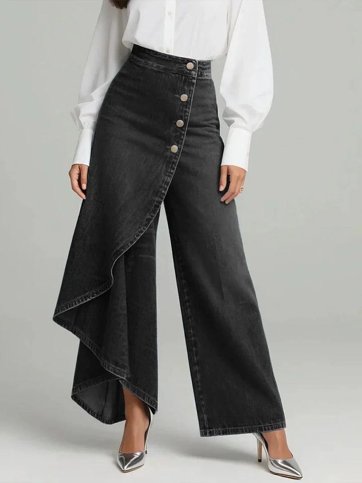 Zynera – Wide-Leg Woven Trousers