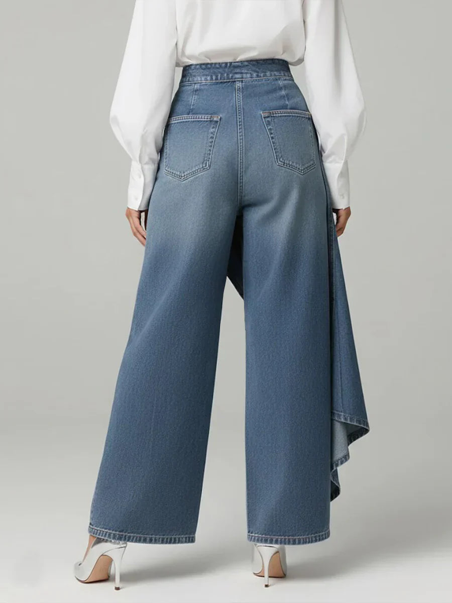 Zynera – Wide-Leg Woven Trousers