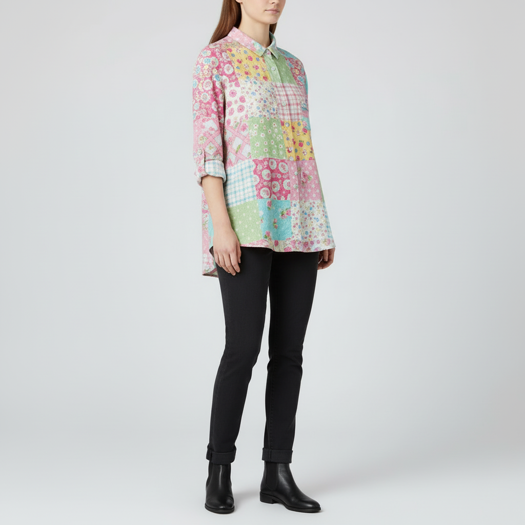 Celeste Patchwork Floral Shirt