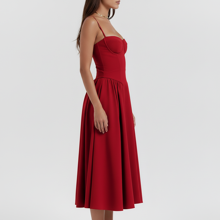 Aria Bustier Midi Dress
