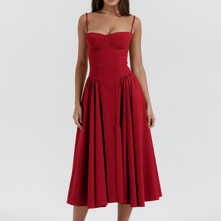 Aria Bustier Midi Dress