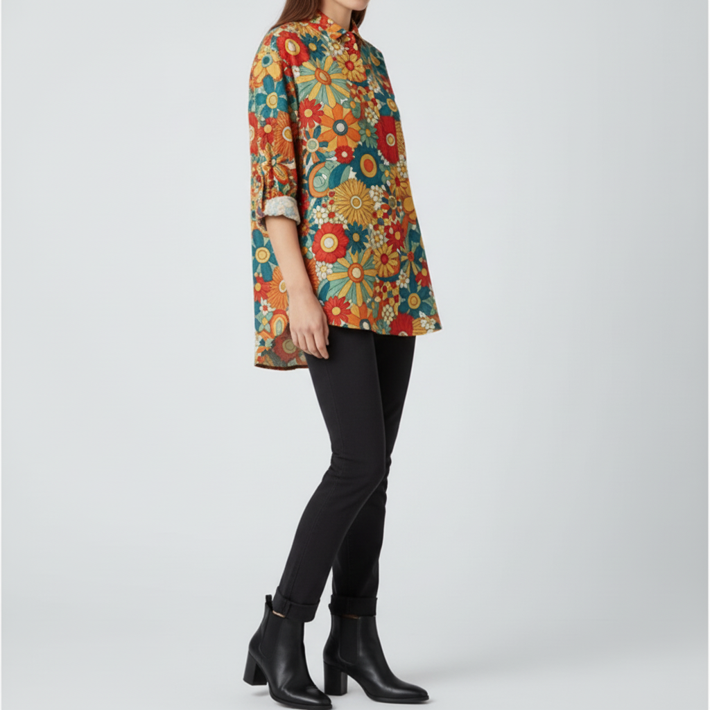 Celeste Patchwork Floral Shirt