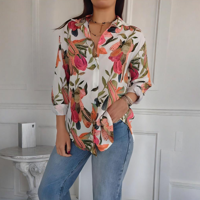 Mila – Floral Print Blouse